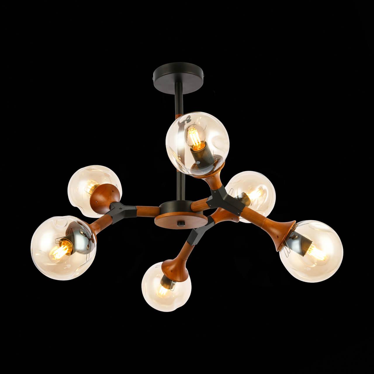 Дополнительная картинка Потолочная люстра Evoluce Raquel SLE109402-06