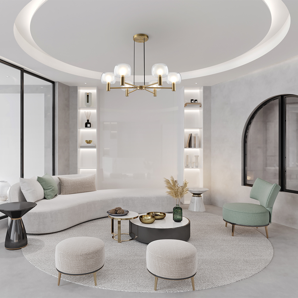 Дополнительная картинка Подвесной светильник Maytoni MOD411PL-06G