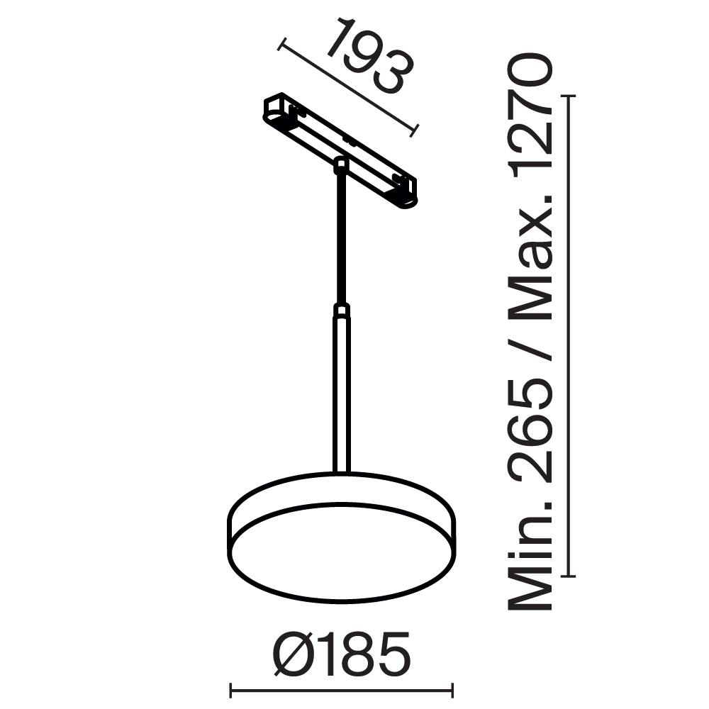 Дополнительная картинка Трековый светильник Technical TR123-4-15W-DS-B