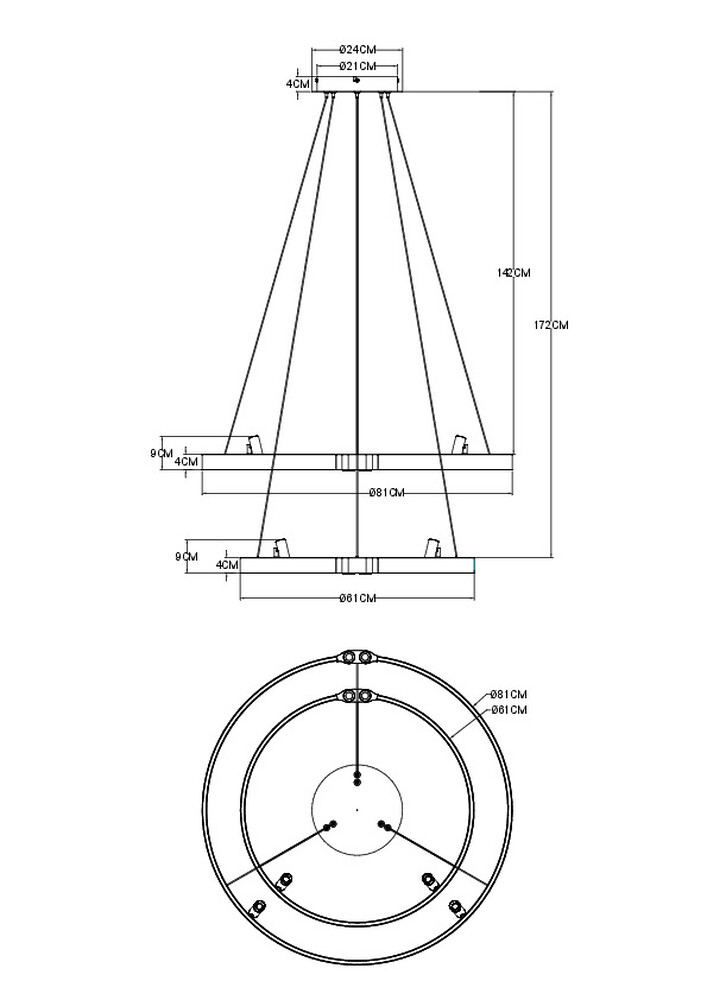 Картинка Подвесная люстра Arte Lamp CESARE A1993SP-64BK