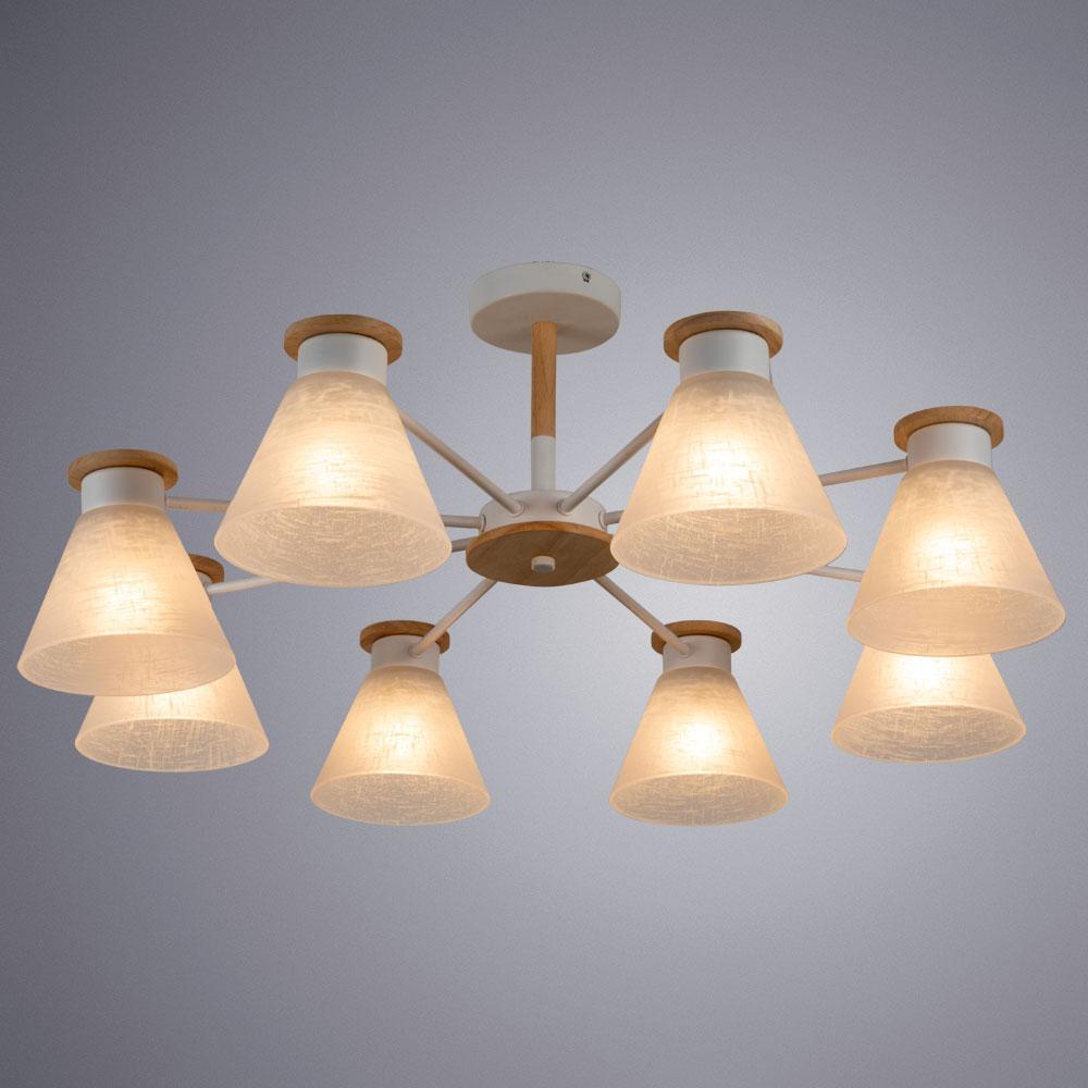 Дополнительная картинка Потолочная люстра Arte Lamp Tyler A1031PL-8WH