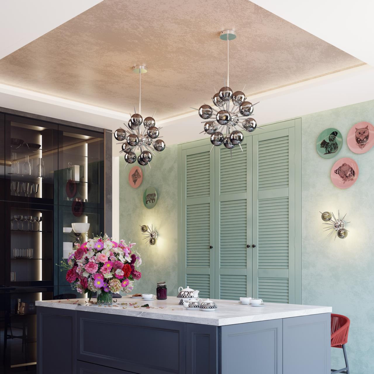 Картинка Подвесная люстра Odeon Light Vilina 4787/12