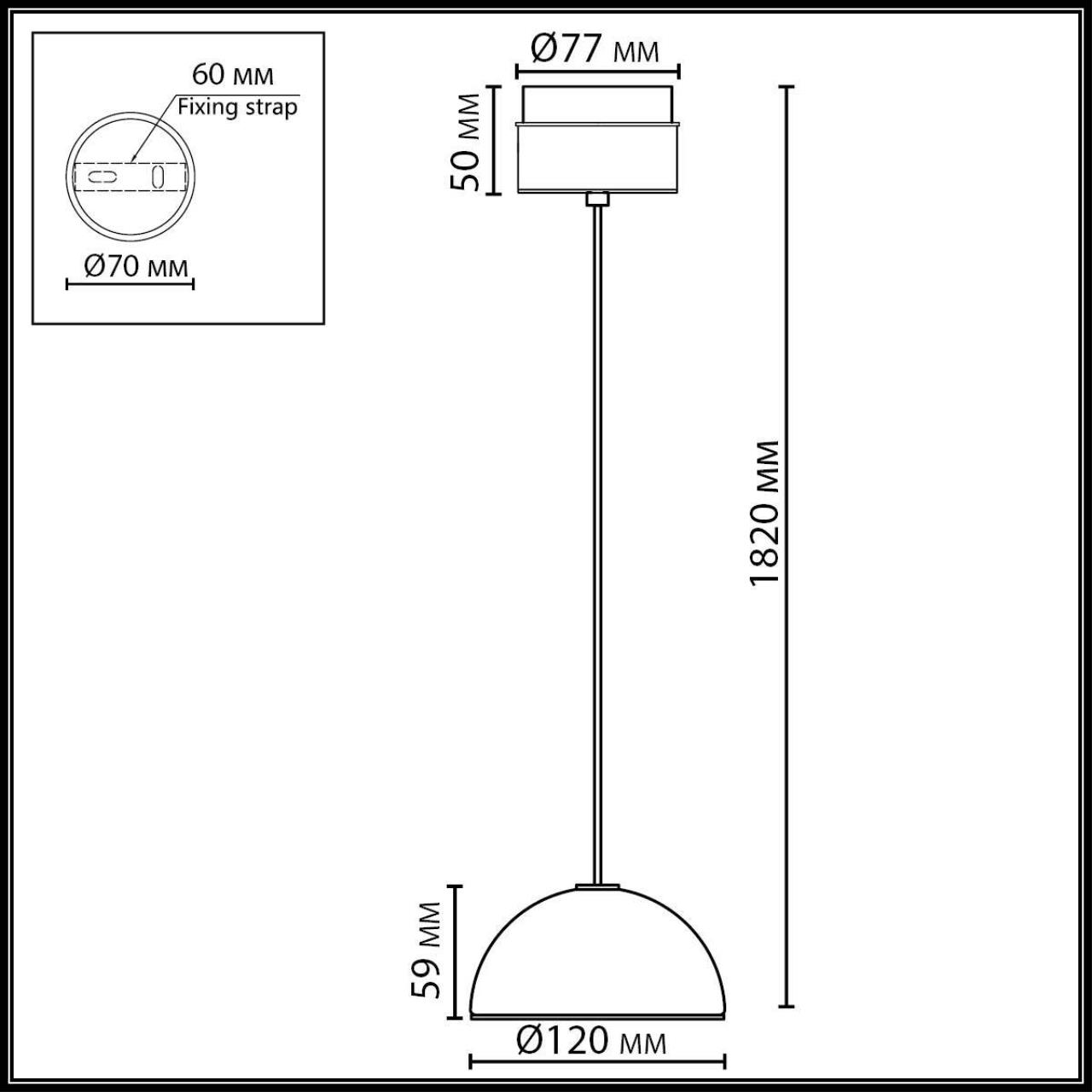 Картинка 5453/6L Odeon Light Подвесной светильник LULU