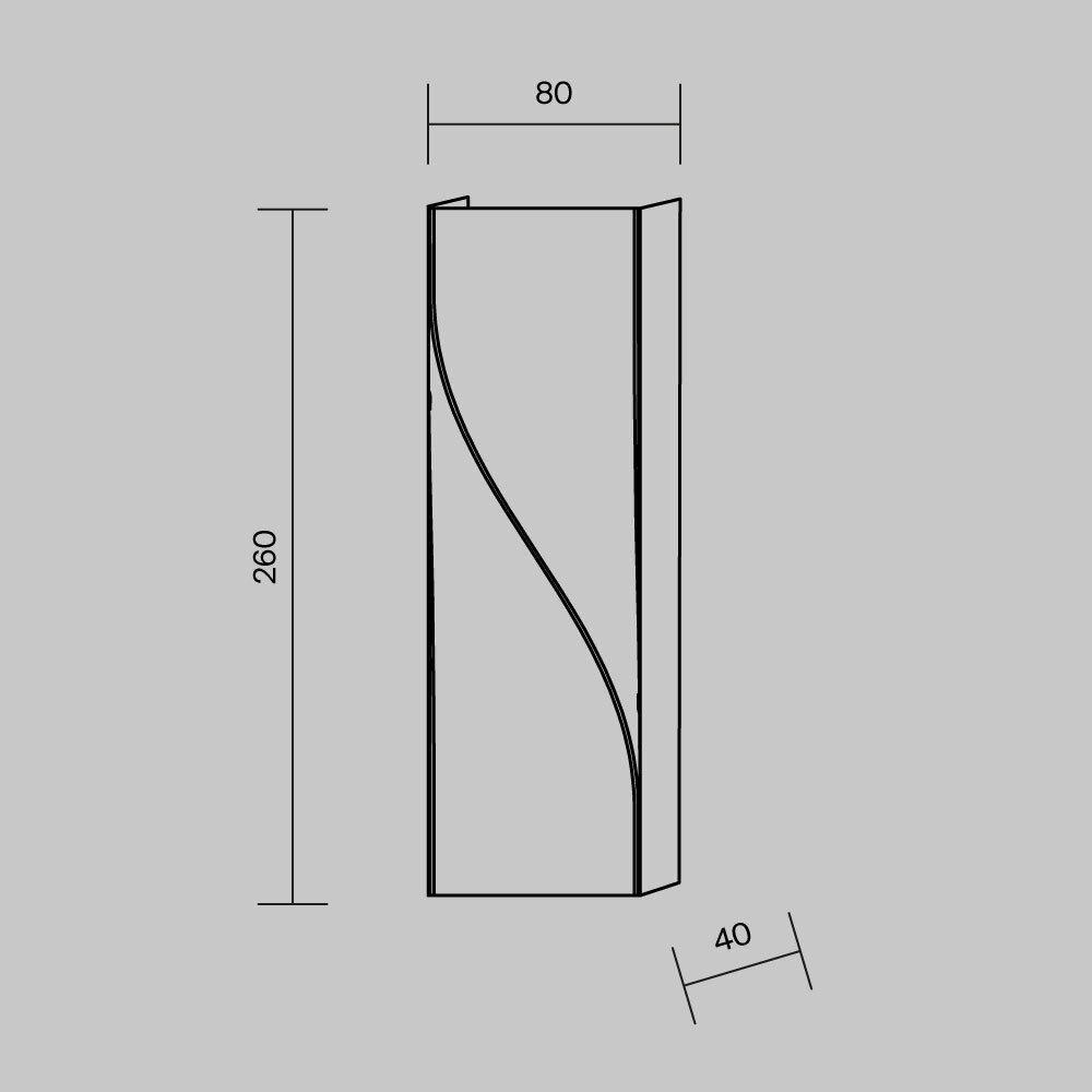 Дополнительная картинка Бра Maytoni O040WL-L11W3K