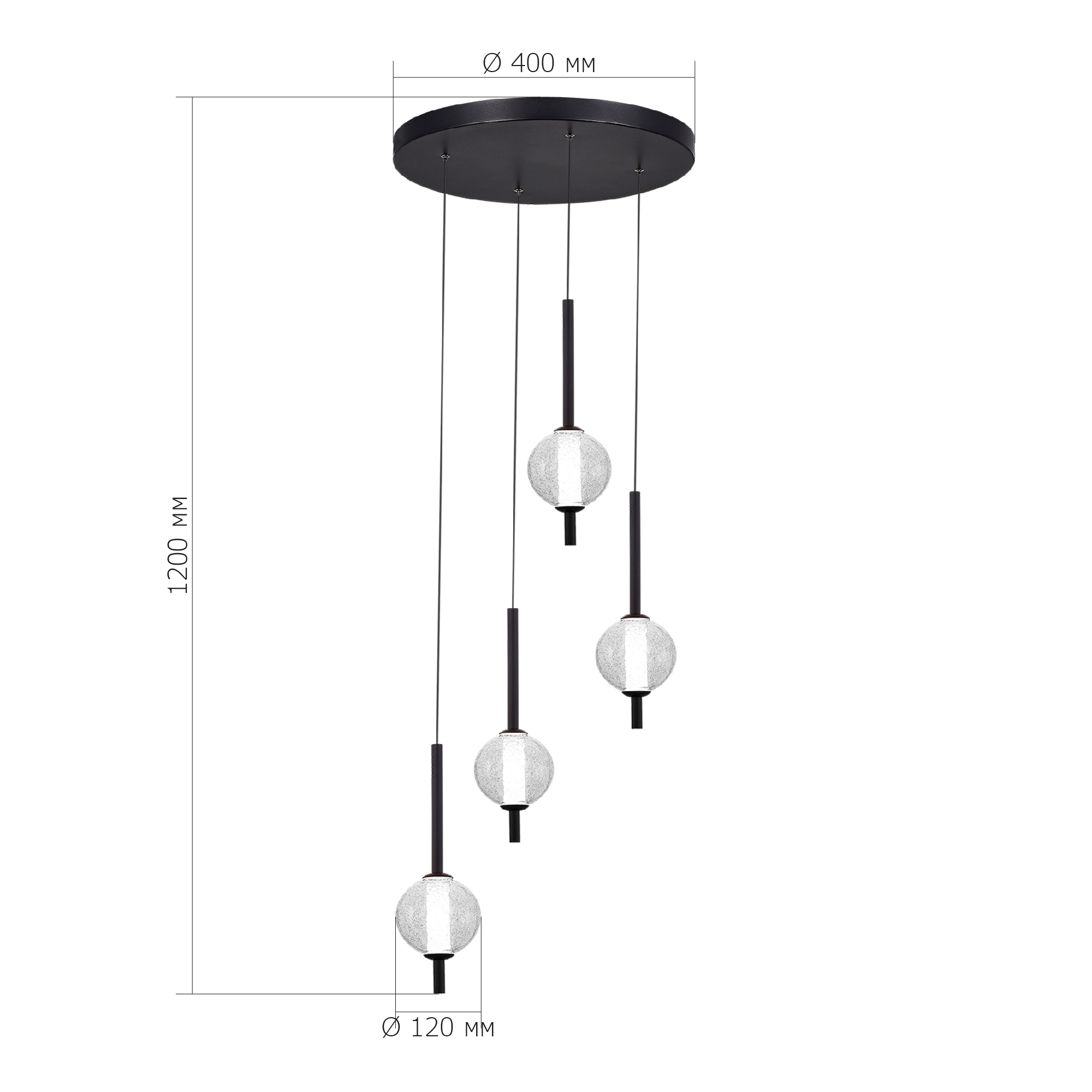 Картинка SL6120.403.04 Светильник подвесной ST-Luce PEEK