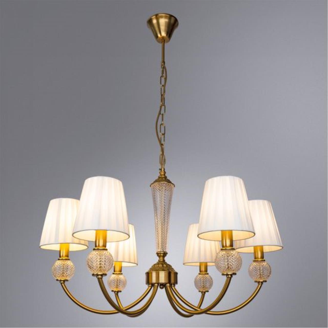Дополнительная картинка Подвесная люстра Arte Lamp Gracie A7301LM-6PB