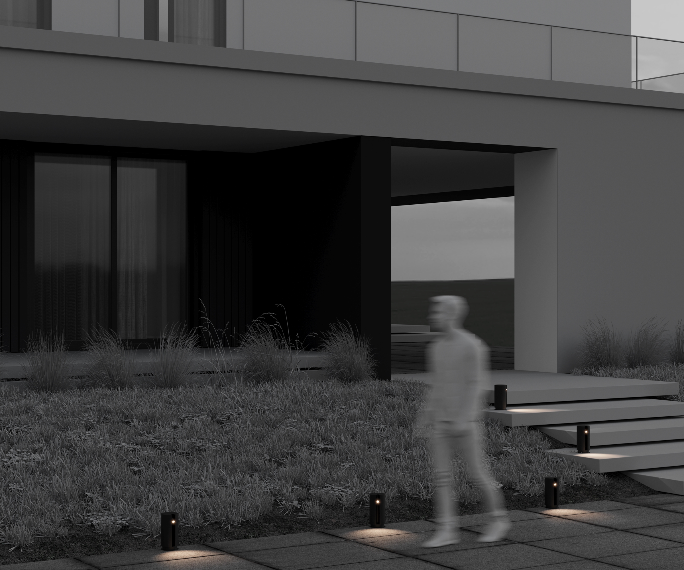 Дополнительная картинка Ландшафтный светильник Outdoor O468FL-L3B3K