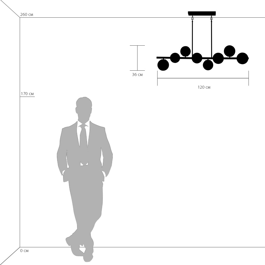 Картинка Подвесная люстра Lightstar Croco 815083