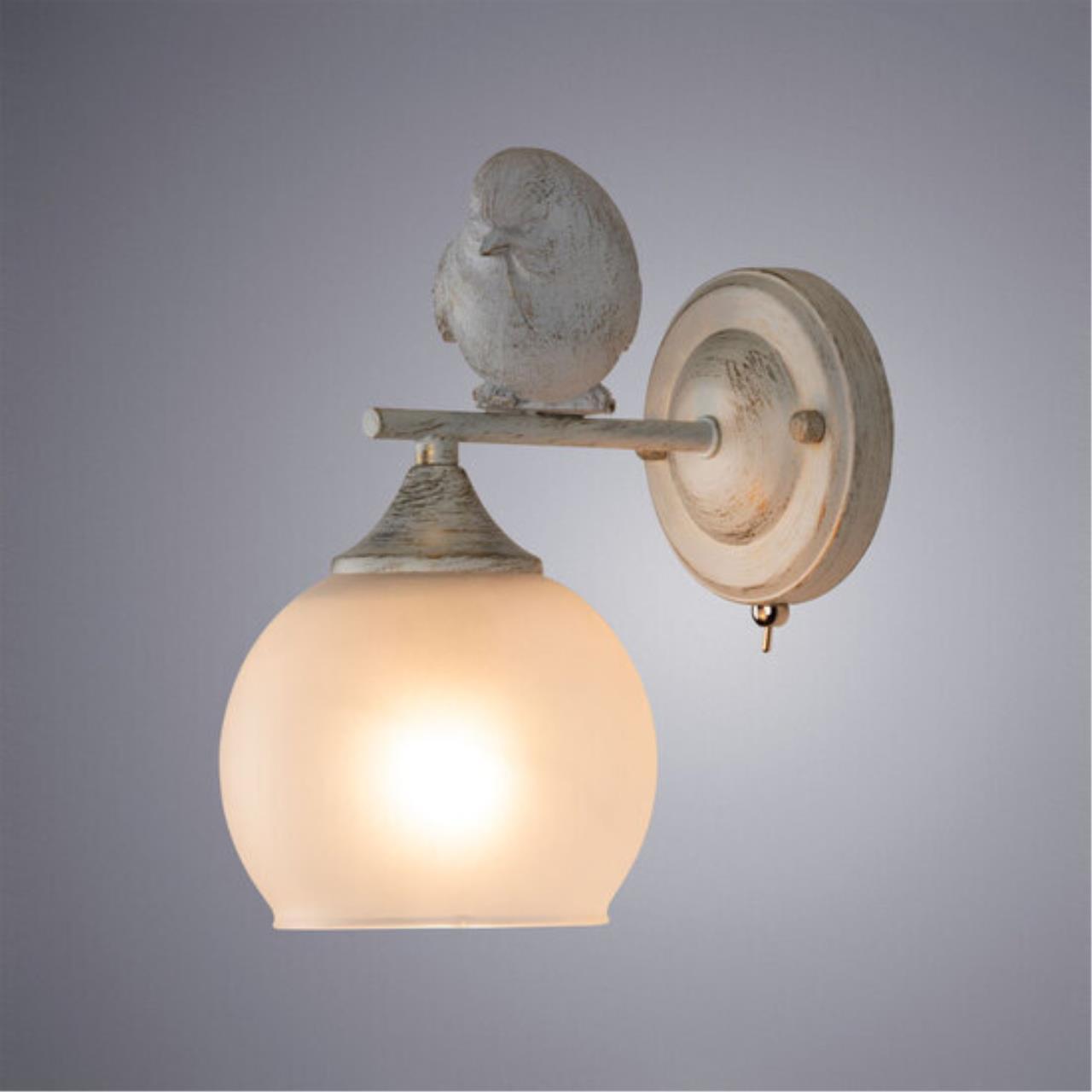 Дополнительная картинка Бра Arte Lamp Gemelli A2150AP-1WG