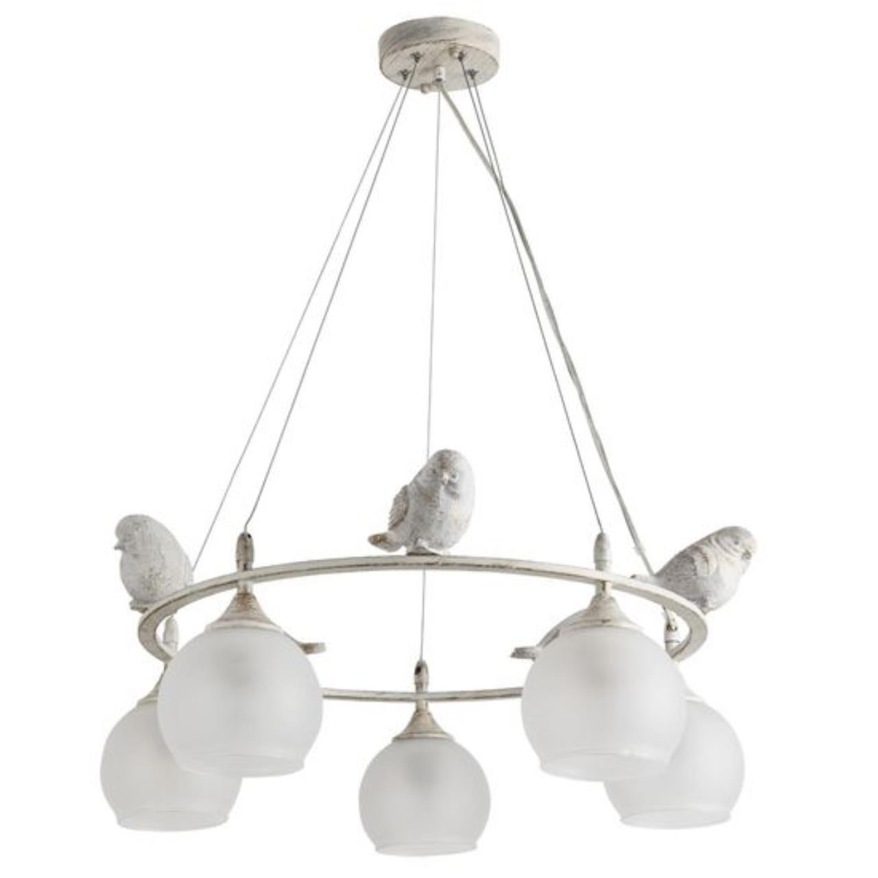 Дополнительная картинка Подвесная люстра Arte Lamp Gemelli A2150SP-5WG