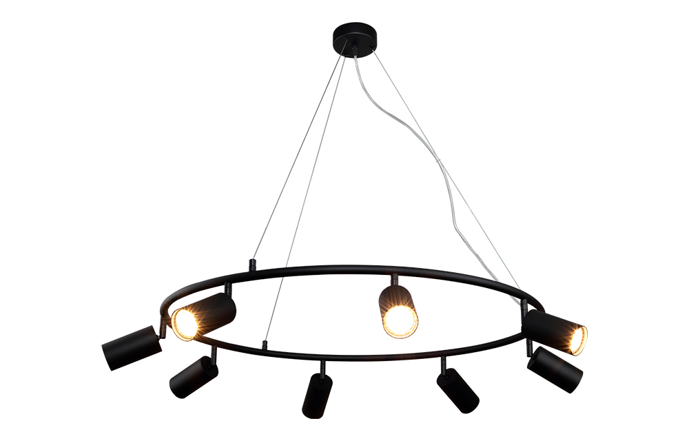 люстры светильник подвесной crystal lux rivo sp8 bl crystal lux 4240/308, доставка по Казахстану 