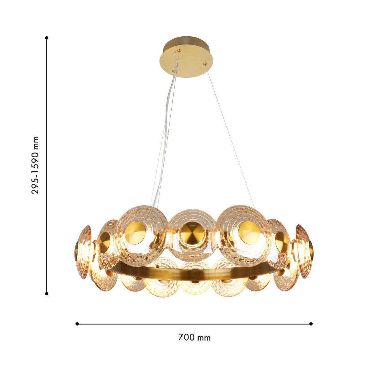 Дополнительная картинка 4641-16P Подвесная люстра Claros Favourite