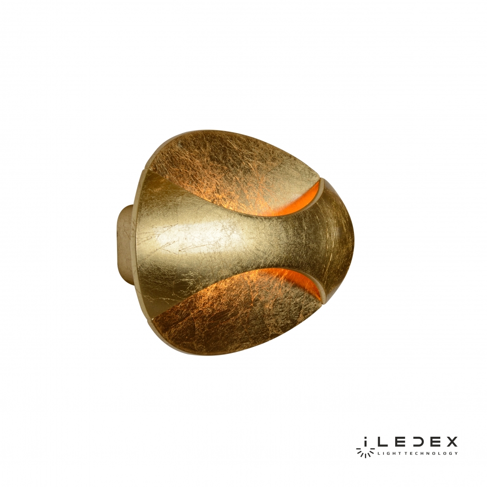 Настенный светильник iLedex Flux ZD7151-6W 3000K gold foil — фото 2