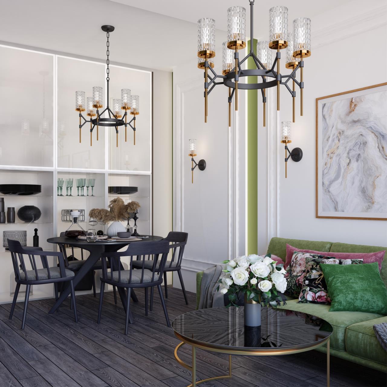 Картинка Подвесная люстра Odeon Light Vittoria 4225/8