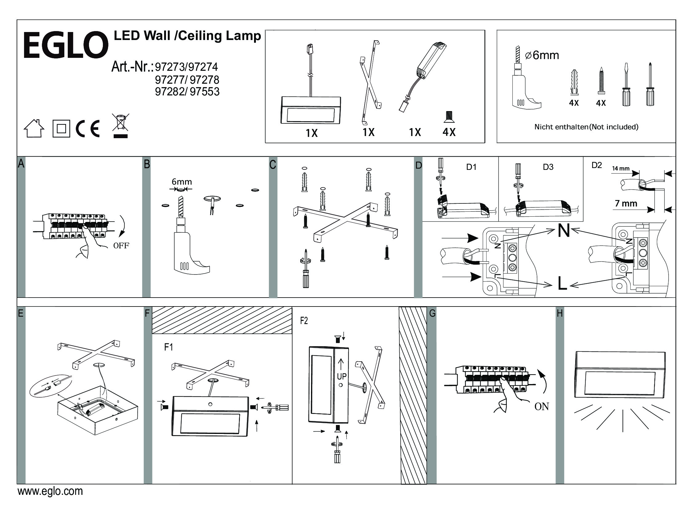 Дополнительная картинка Потолочный светодиодный светильник Eglo Fueva 1 97278