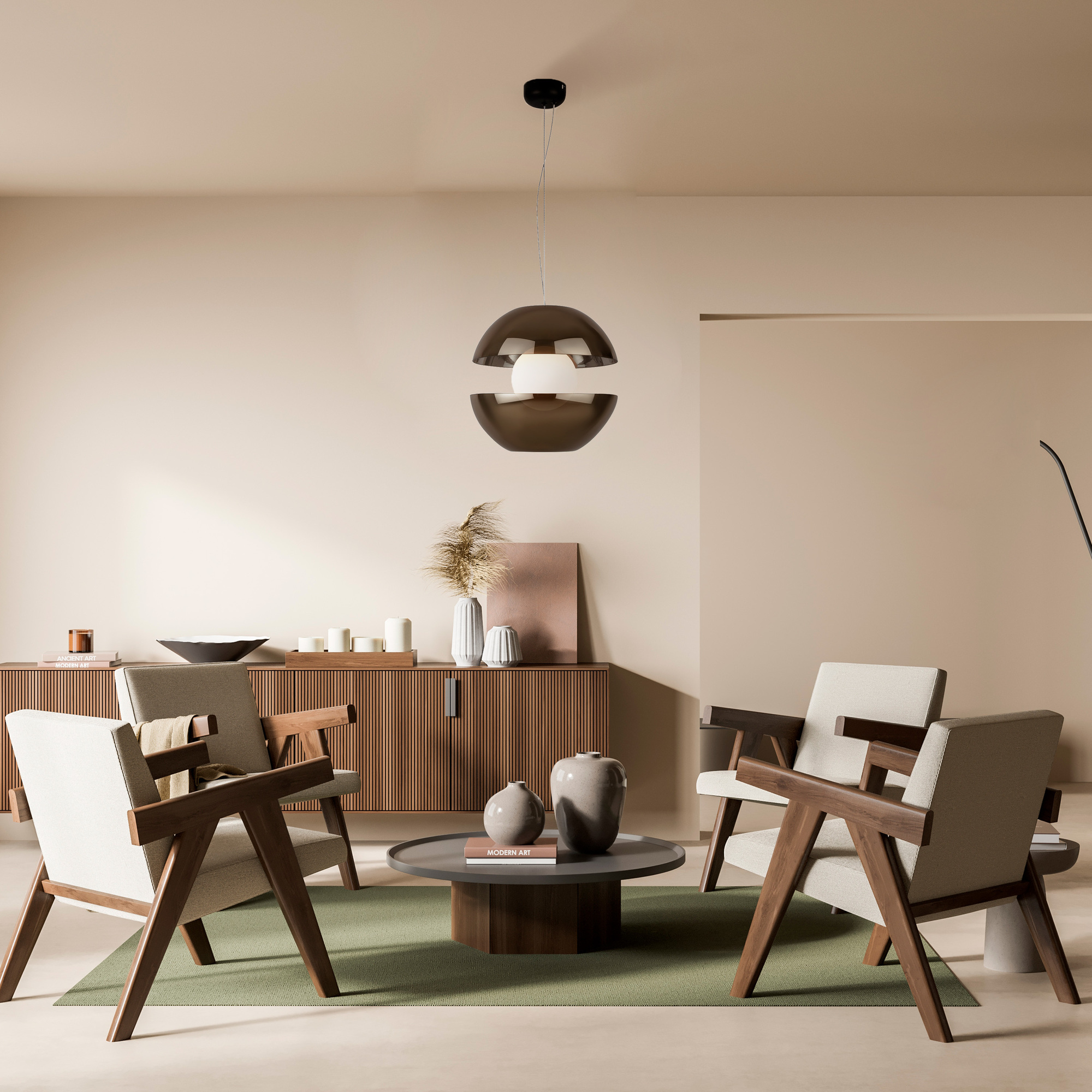 Дополнительная картинка Подвесной светильник Maytoni MOD322PL-L6G3K