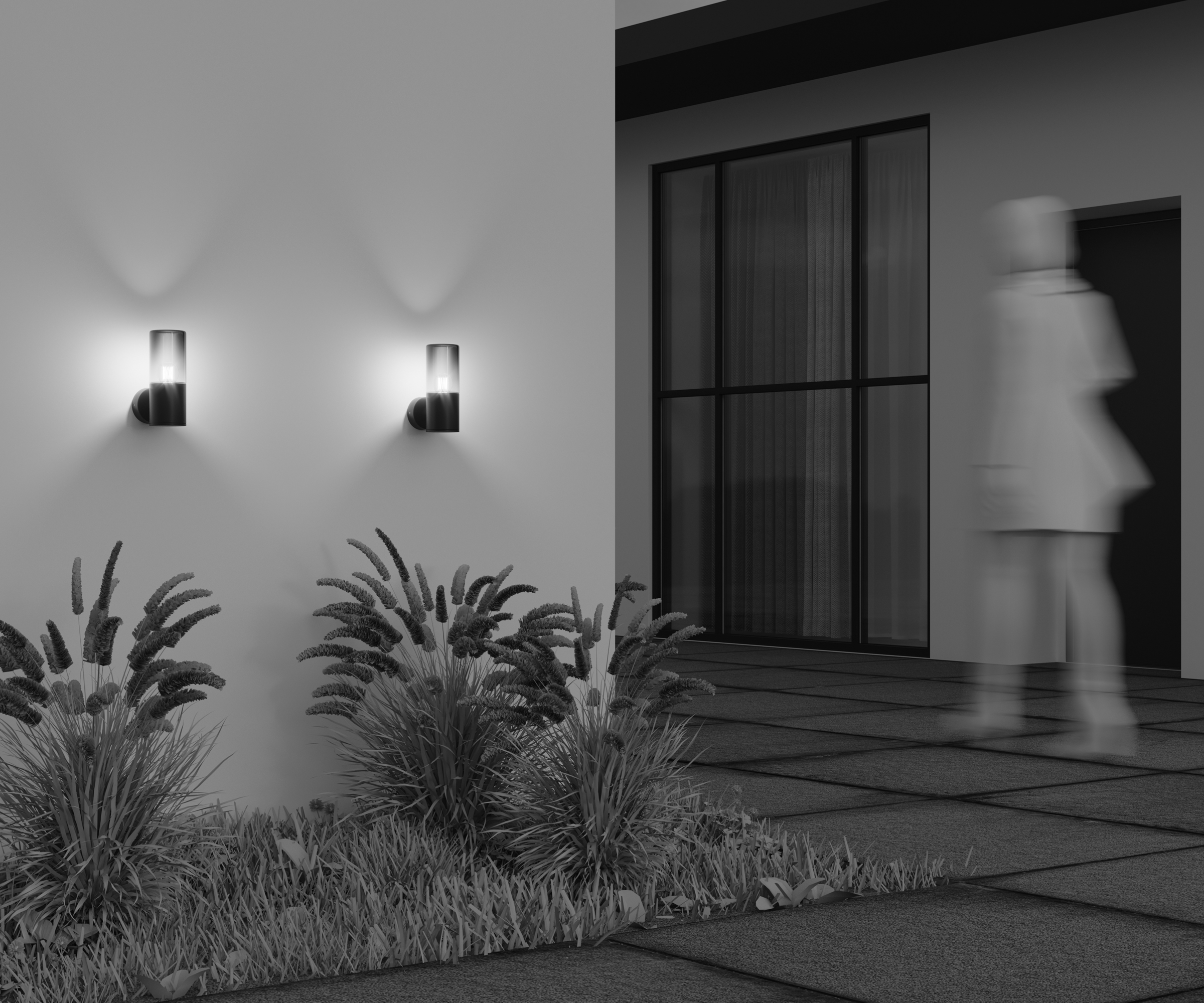 Дополнительная картинка Настенный светильник Outdoor O432WL-01GF