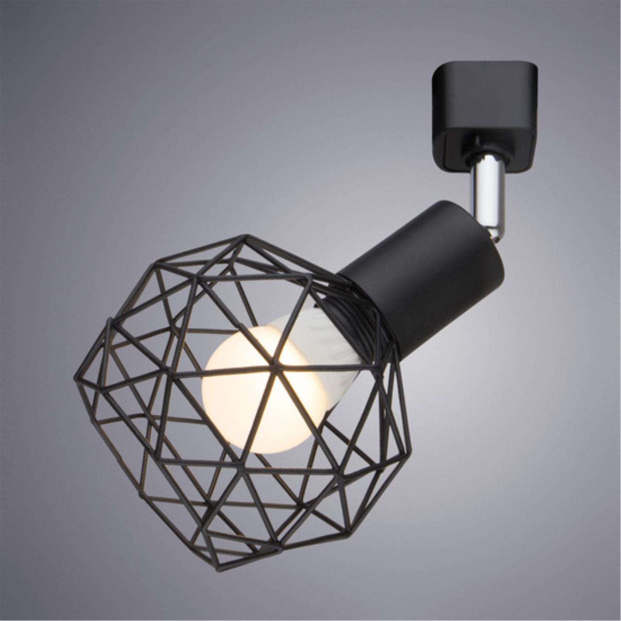 Дополнительная картинка Трековый светильник Arte Lamp A6141PL-1BK