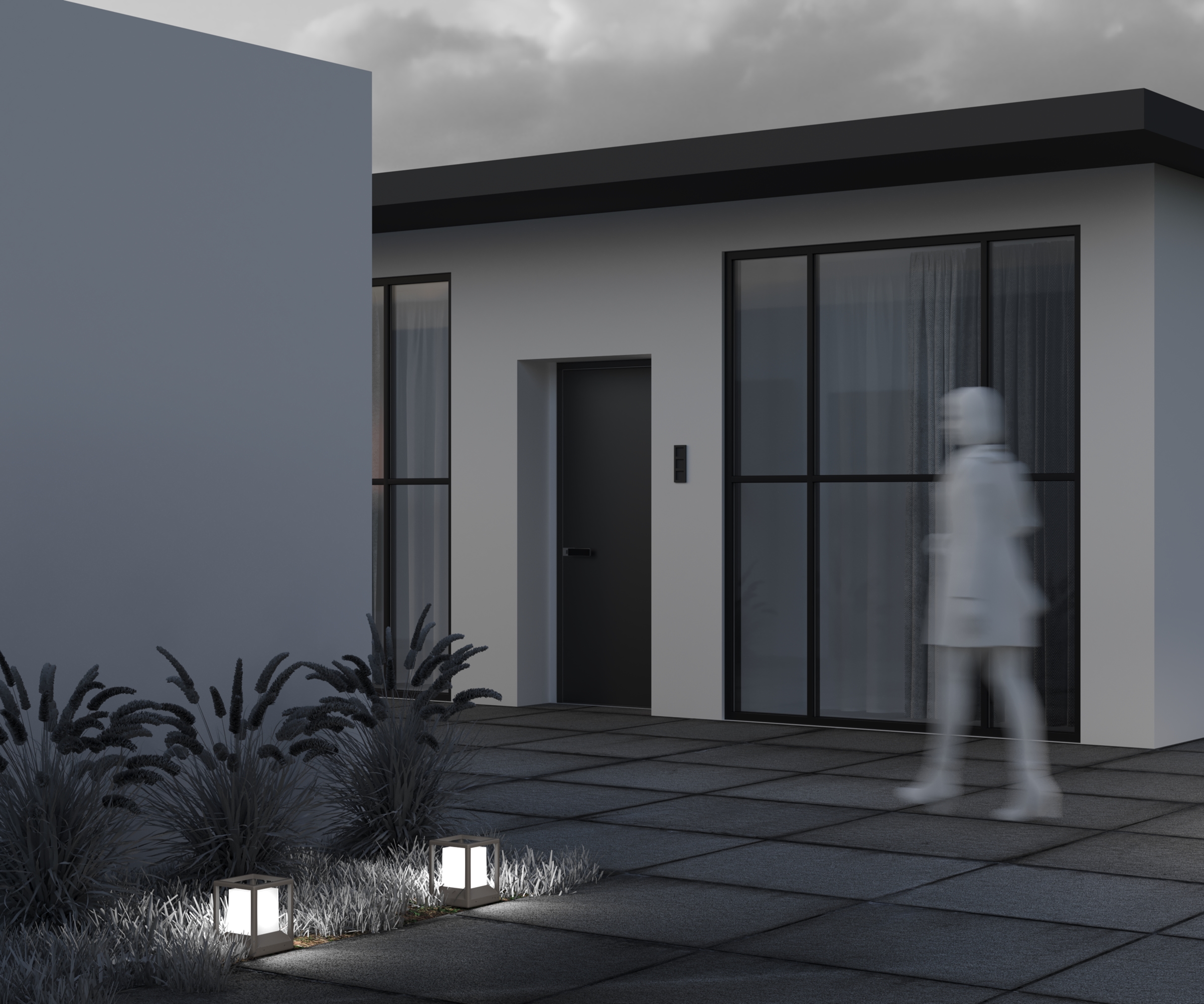 Дополнительная картинка Ландшафтный светильник Outdoor O455FL-01GF1