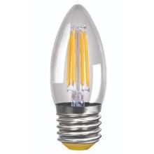 Лампа светодиодная филаментная Voltega E27 6W 2800K прозрачная VG10-C1E27warm6W-F 7046 купить в Алматы svet.kz
