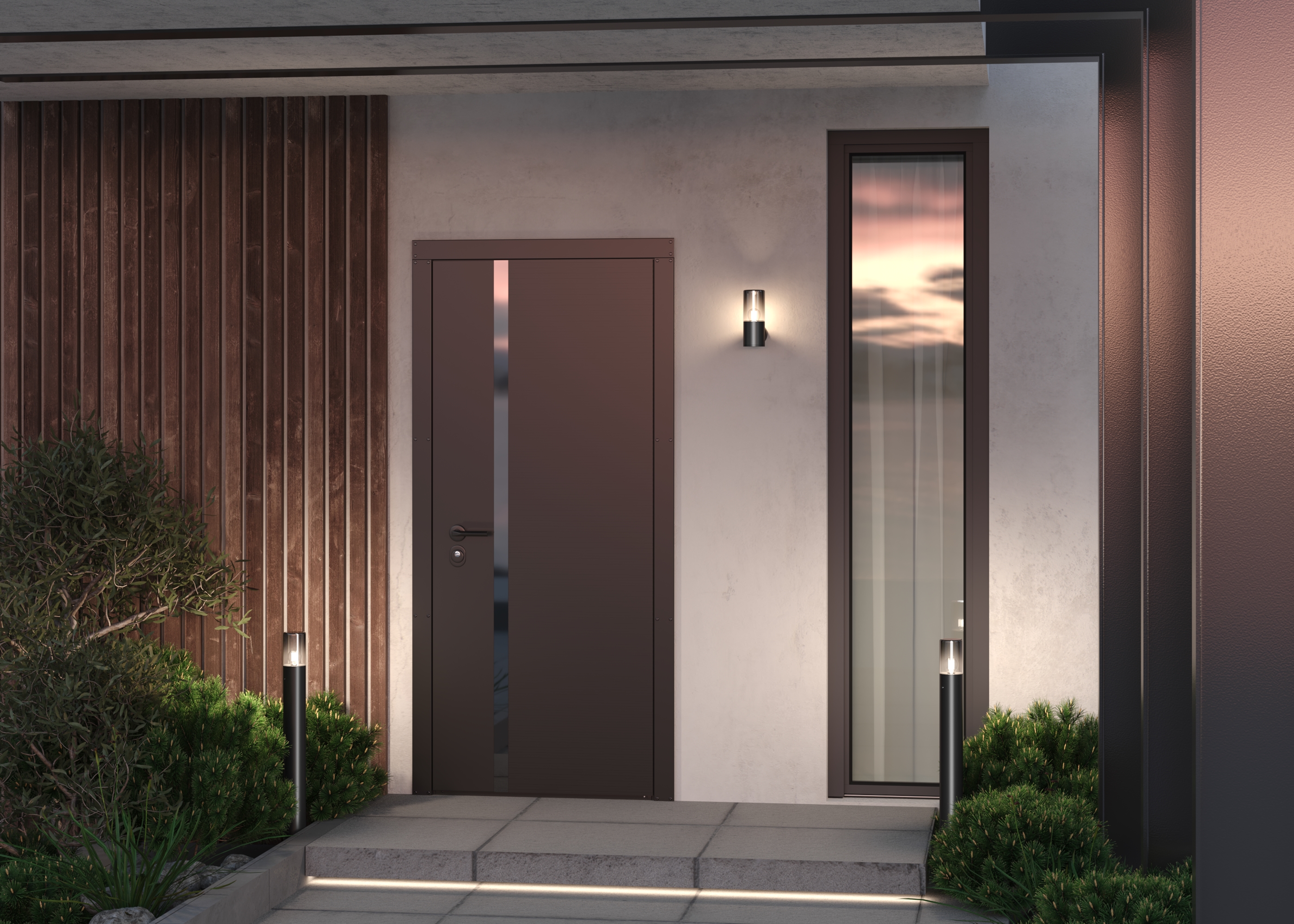 Дополнительная картинка Настенный светильник Outdoor O432WL-01GF