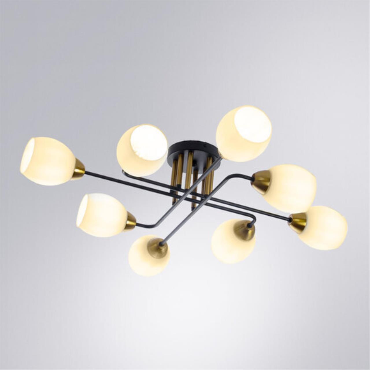 Дополнительная картинка Потолочная люстра Arte Lamp ANDREA A8141PL-8BK