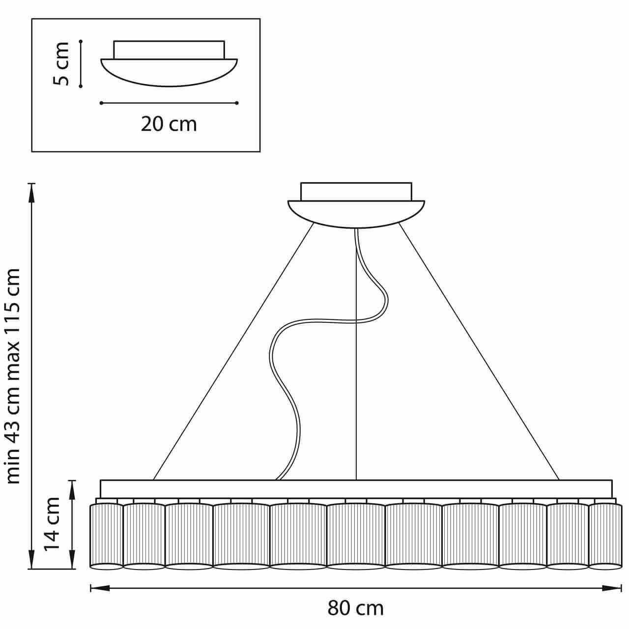 Картинка Подвесная светодиодная люстра Lightstar Nibbler 812236