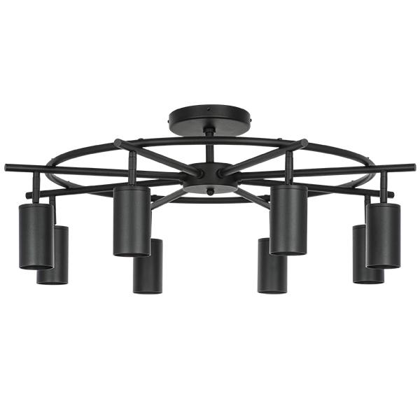 Картинка LR718378 Люстра RULLO 8х50W GU10 ЧЕРНЫЙ  571718 - 214437-8