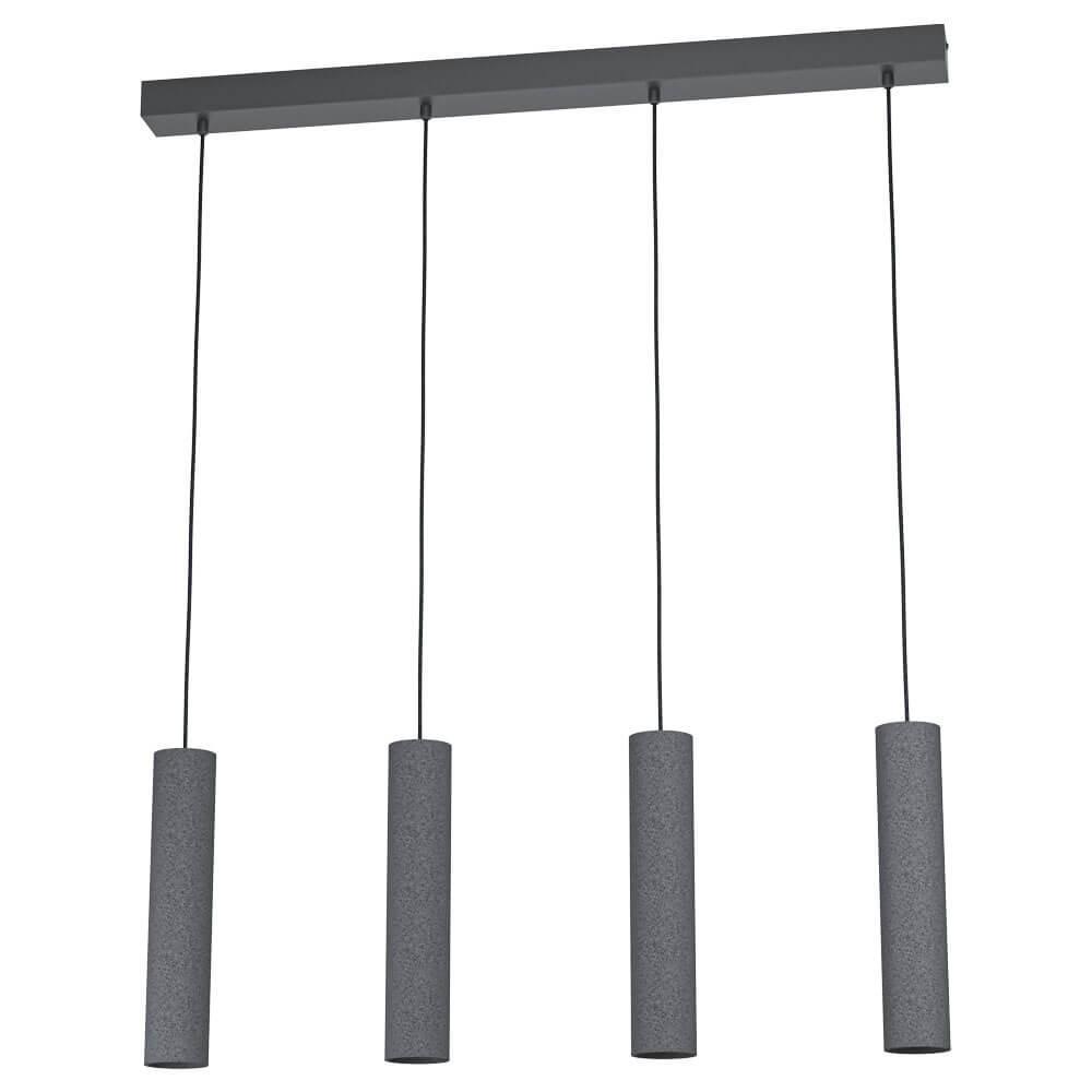 люстры 39822 светод. подвес mentalona, 4х4,5w(gu10), l840, b65, h1500, 4х345lm, сталь, антрацит  тераццо, ч, доставка по Казахстану 