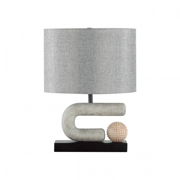 5410/1TA MODERN ODL_EX23 31 черный матов./серый металл/полирезин/ткань Настольная лампа E27 1*60W BAGEL 5410/1TA MODERN ODL_EX23 31 черный матов./серый металл/полирезин/ткань Настольная лампа E27 1*60W BAGEL