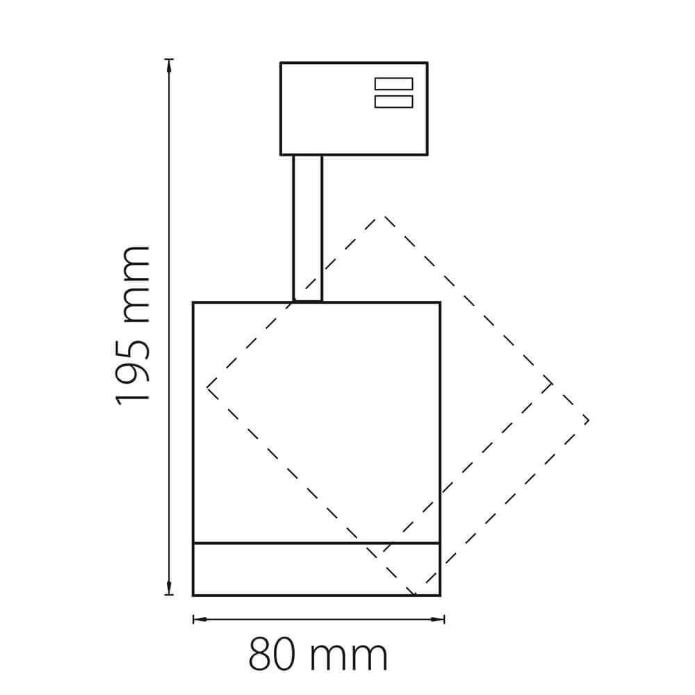 Дополнительная картинка Трековый светодиодный светильник Lightstar Canno Led 301264