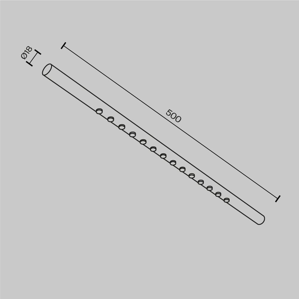 Дополнительная картинка Светильник Technical C101CL-L500-12W3-6K-BS