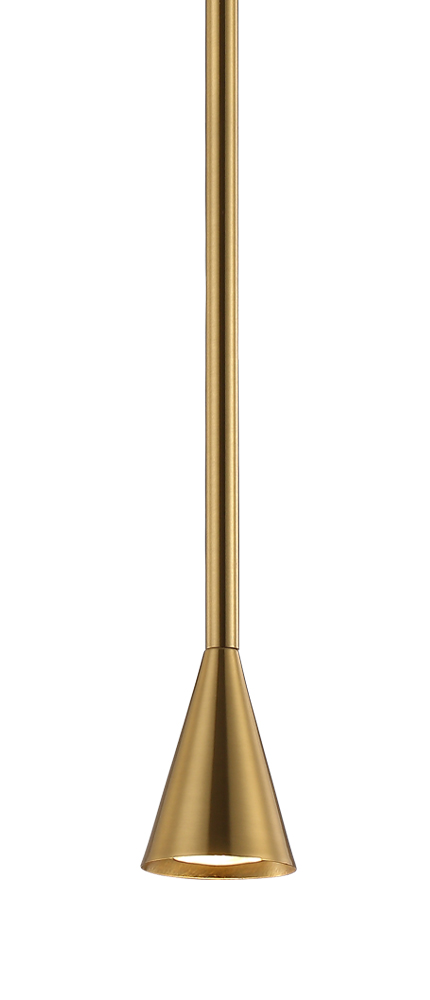 Картинка Светильник подвесной Crystal Lux ENERO SP1 BRASS Crystal Lux 0501/201