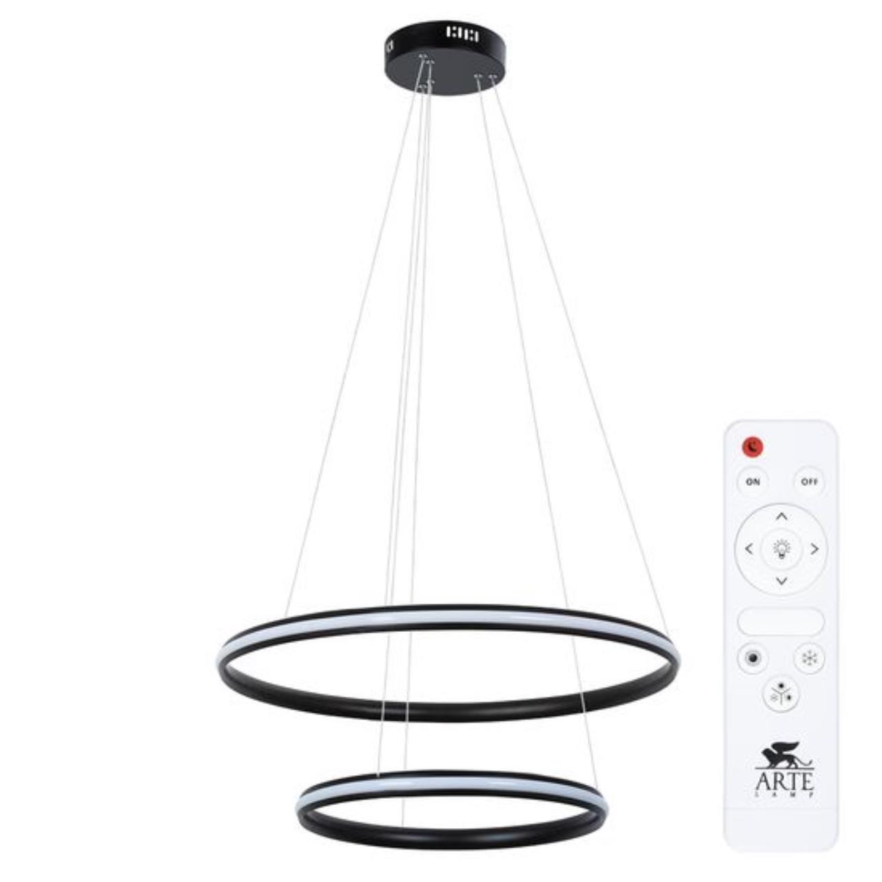 Подвесной светильник Arte Lamp MERIDIANA A2198SP-2BK — фото 7