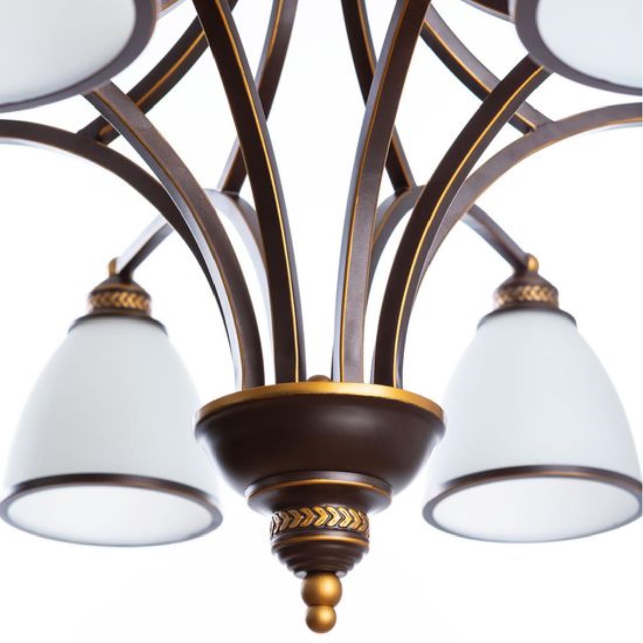 Дополнительная картинка Подвесная люстра Arte Lamp Bonito A9518LM-8BA