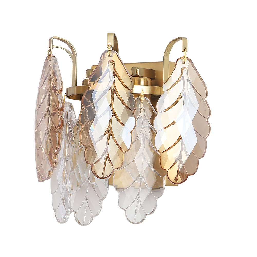 Дополнительная картинка Настенный светильник Crystal Lux TREVI AP2 BRASS Crystal Lux 3220/402