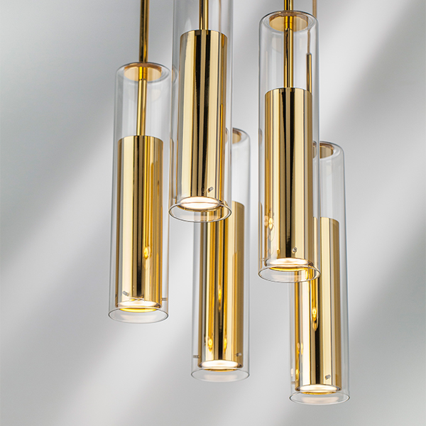 Картинка 756052 Люстра CILINO 5х40W GU10 GOLD