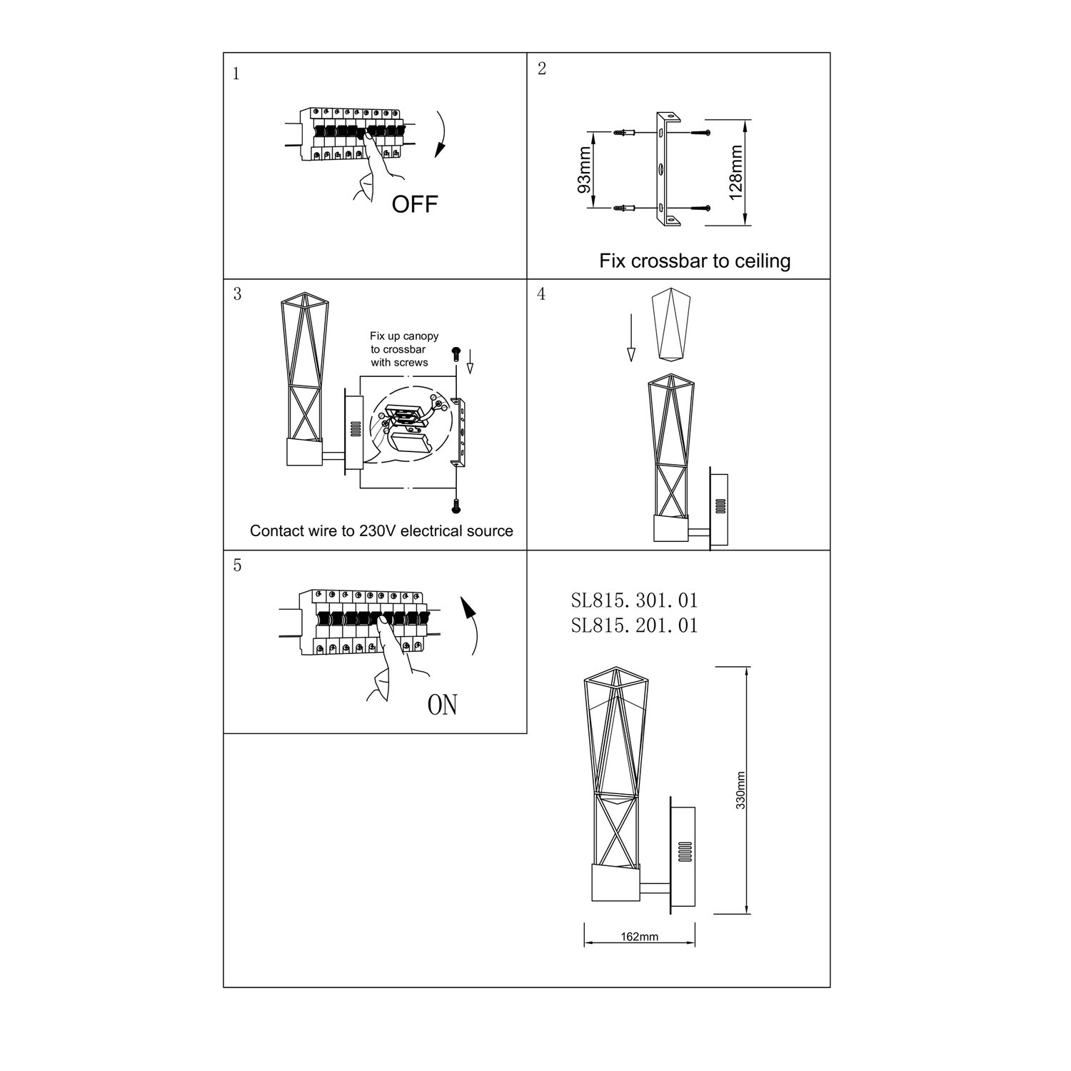 Дополнительная картинка Настенный светильник ST Luce Progetto SL815.301.01