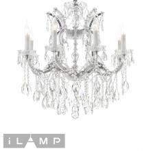 подвесная люстра ilamp diamond 6071-8 cr+cl, доставка по Казахстану 