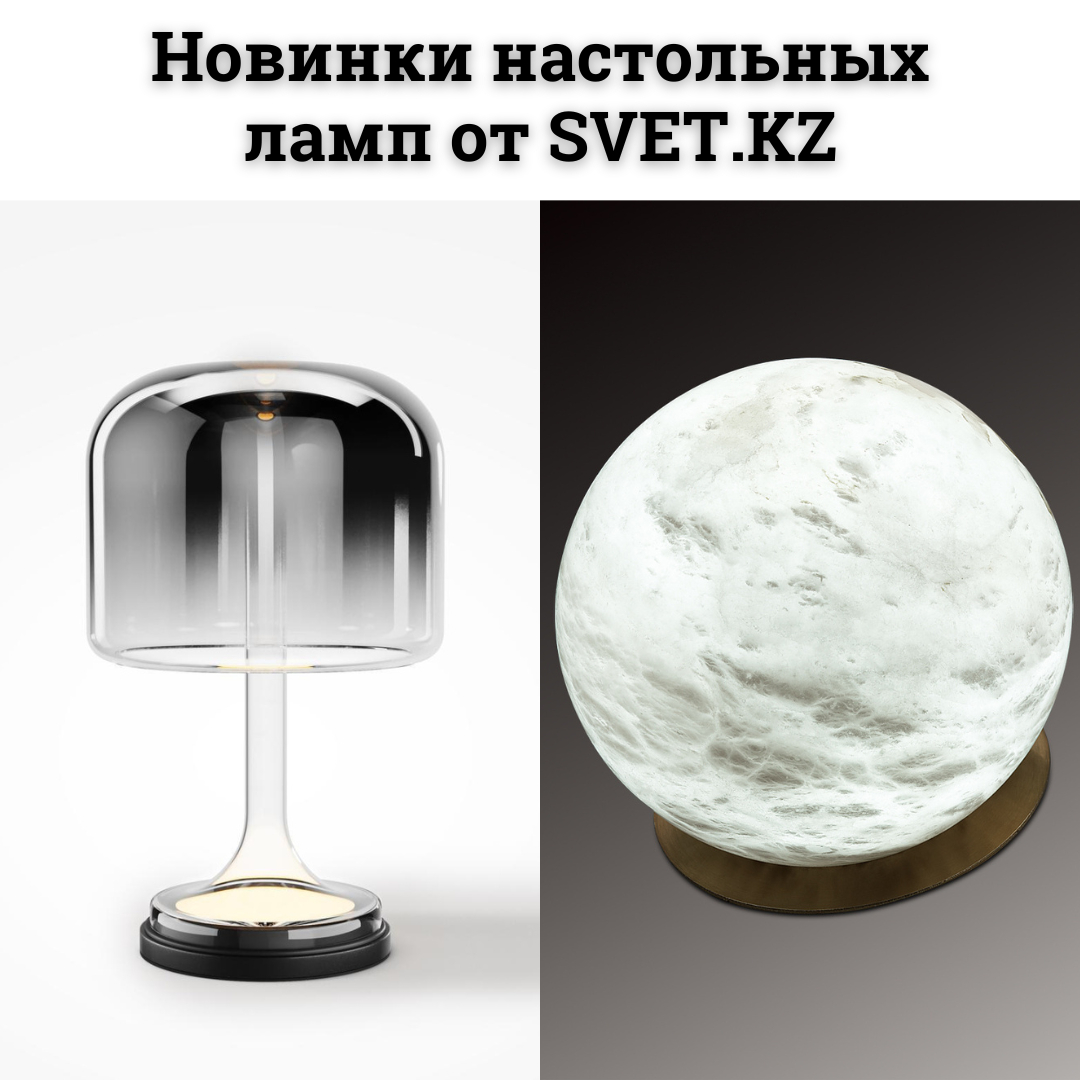 Праздничное освещение: новинки настольных ламп