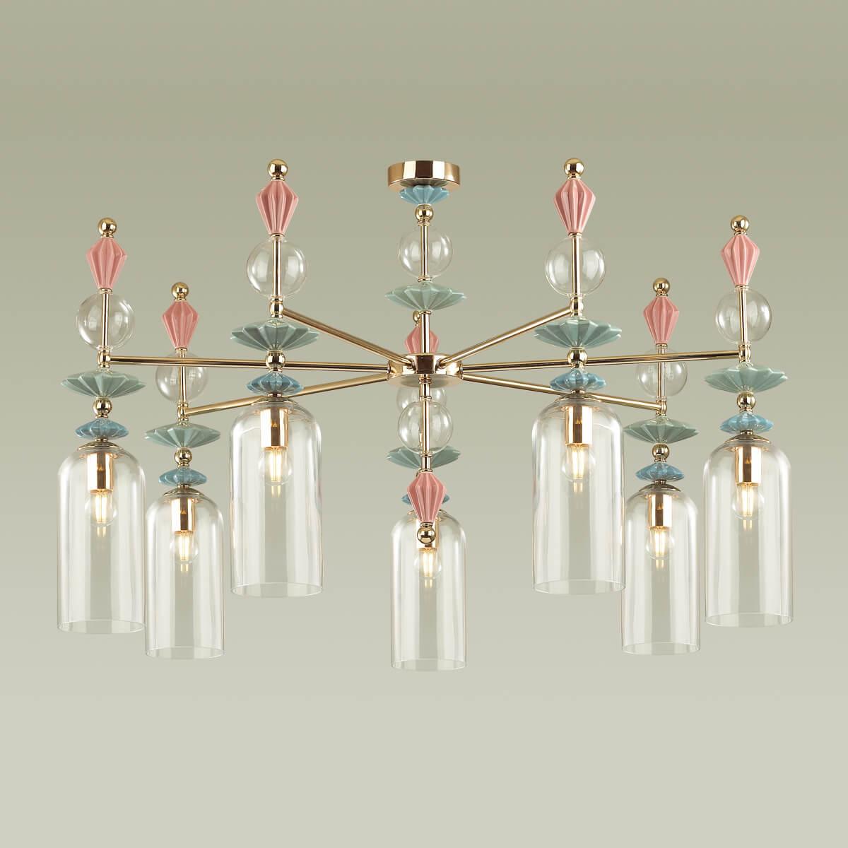 Картинка Подвесная люстра Odeon Light Classic Bizet 4855/7C