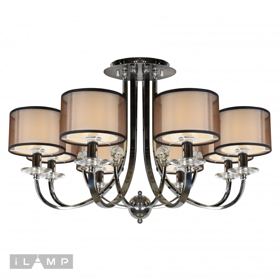 Дополнительная картинка Потолочная люстра iLamp America 88049/8 CR