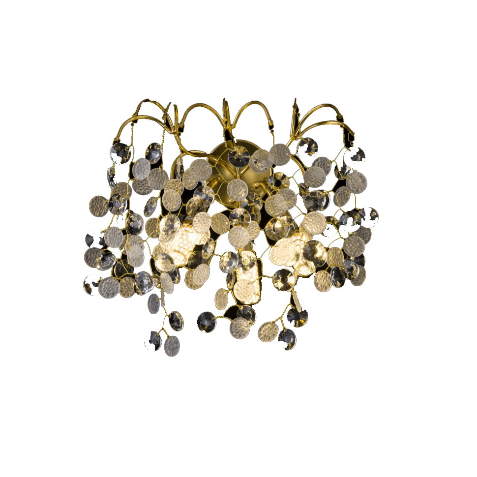 Картинка Настенный светильник iLAMP Savage W7204-3 GD