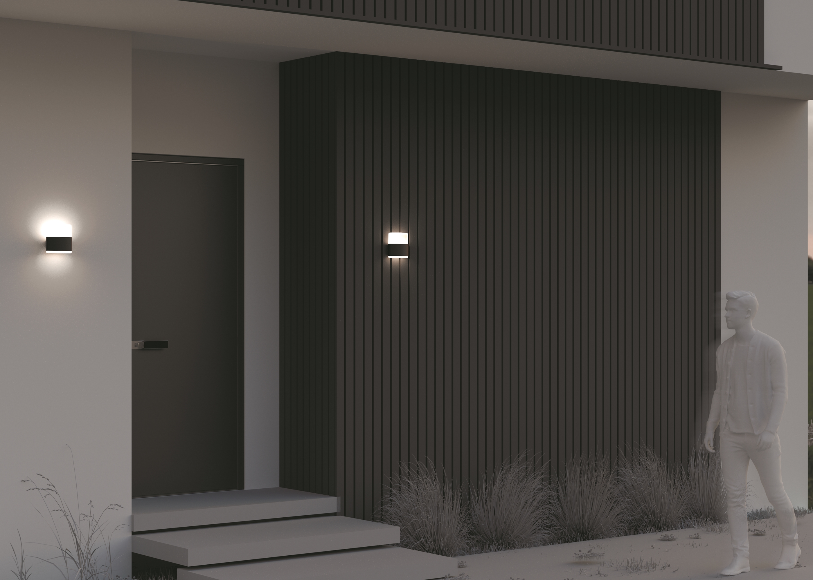 Дополнительная картинка Настенный светильник Outdoor O442WL-L12GF3K1