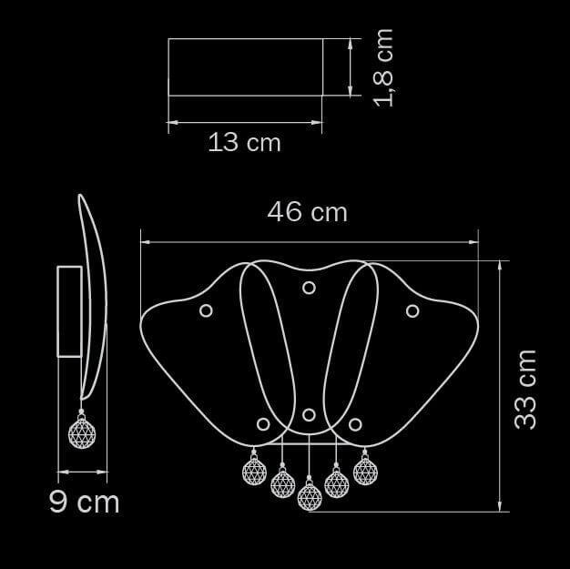 Дополнительная картинка Бра Lightstar Lobo 804640