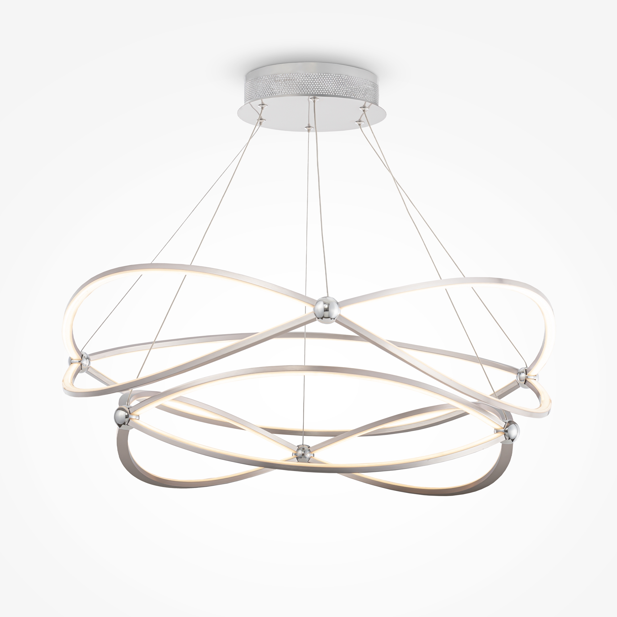 Дополнительная картинка Подвесной светодиодный светильник Maytoni Weave MOD062PL-L103CH3K