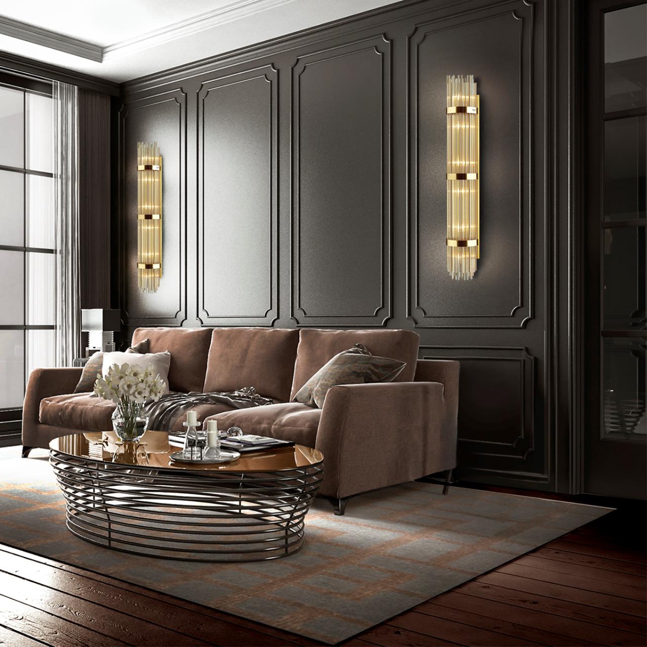 Картинка Настенный светильник Odeon Light Hall Empire 4854/6W