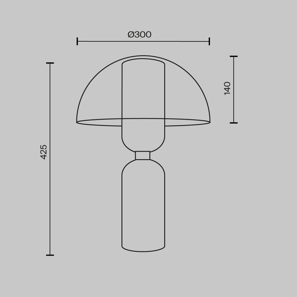 Дополнительная картинка Настольный светильник Maytoni MOD177TL-01B