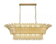 newport 8800 8819/s gold , подвесной светильник, gold clear glass with light yellow sand  l120*65*h37/200 cm e14 19*60w, доставка по Казахстану 