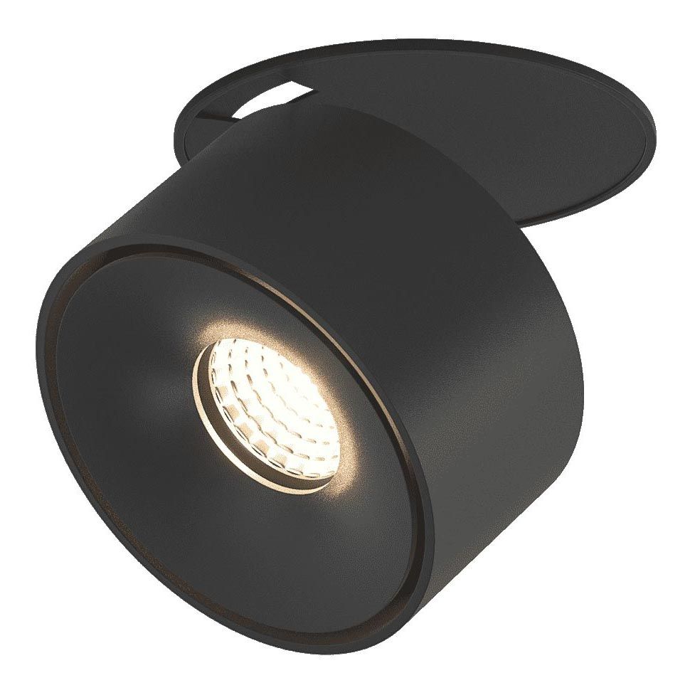 Светильник светодиодный потол. встр. , серия GW, черн., 9Вт, IP20, тепл. бел/000/ купить в Алматы svet.kz